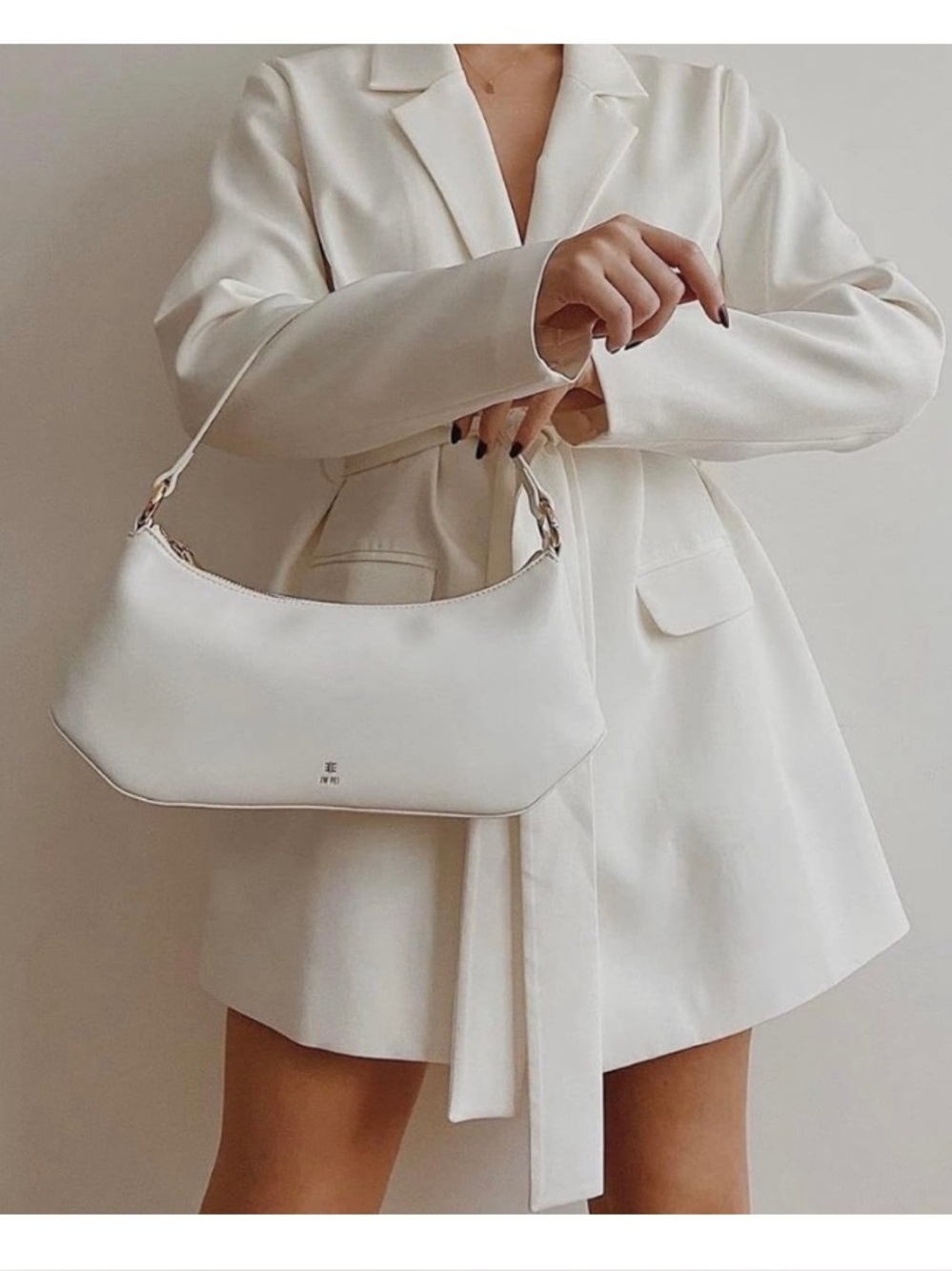 JW PEI White Shoulder Bag